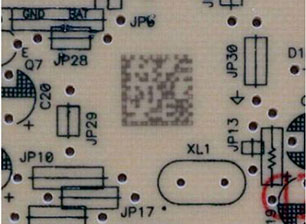 黃色PCB/FR4雕碼